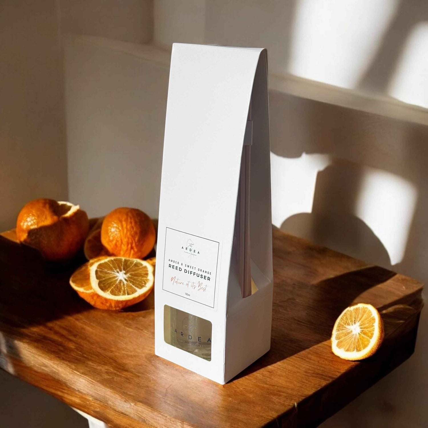 Amber and Orange Reed Diffuser - Reed Diffusers - The Ardea Candle Makers