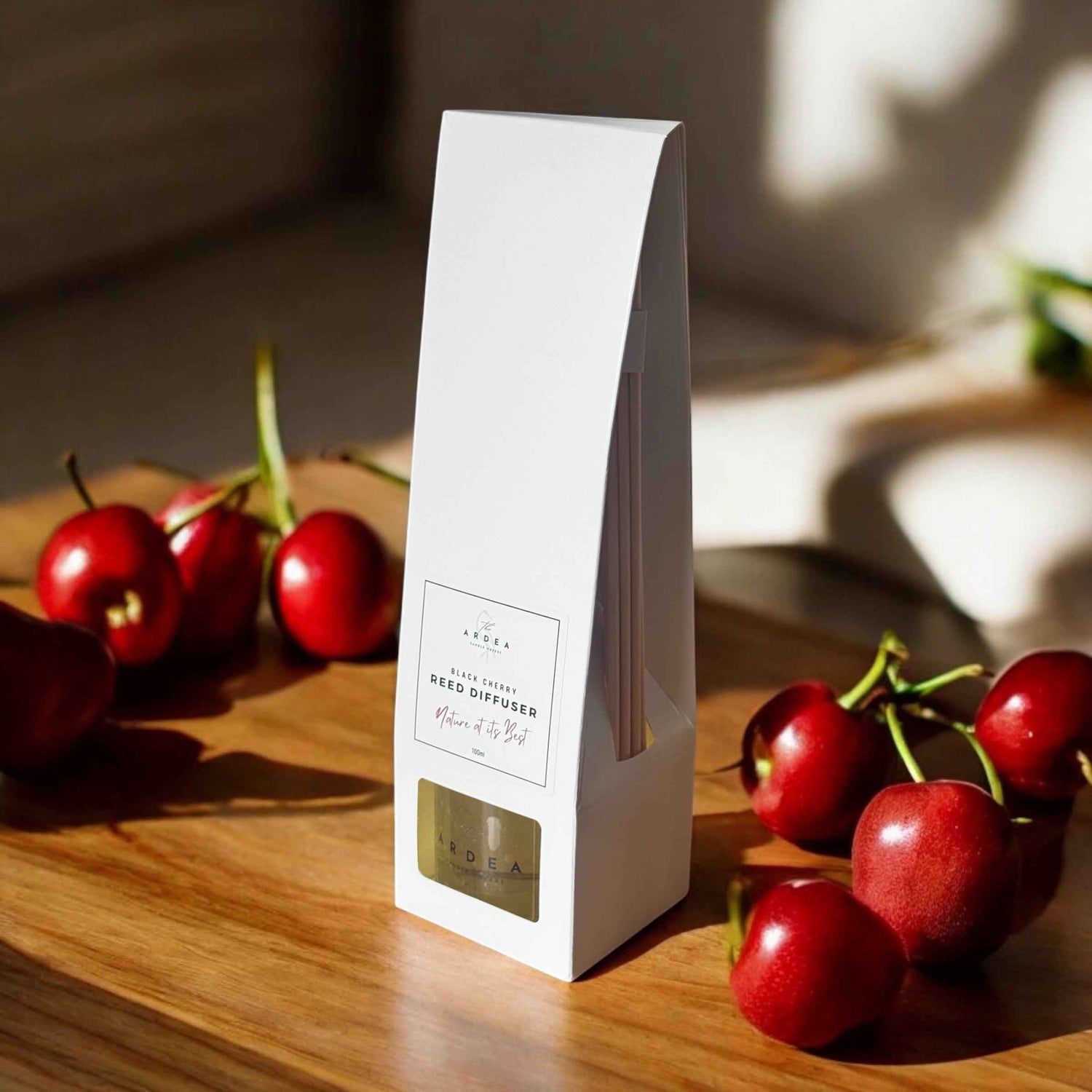 Black Cherry 200ml Reed Diffuser - Reed Diffusers - The Ardea Candle Makers