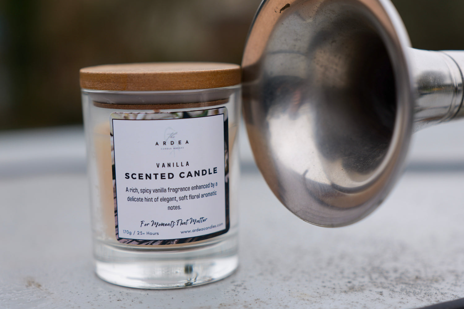 Creamy Vanilla Bean Luxury Scented Candle