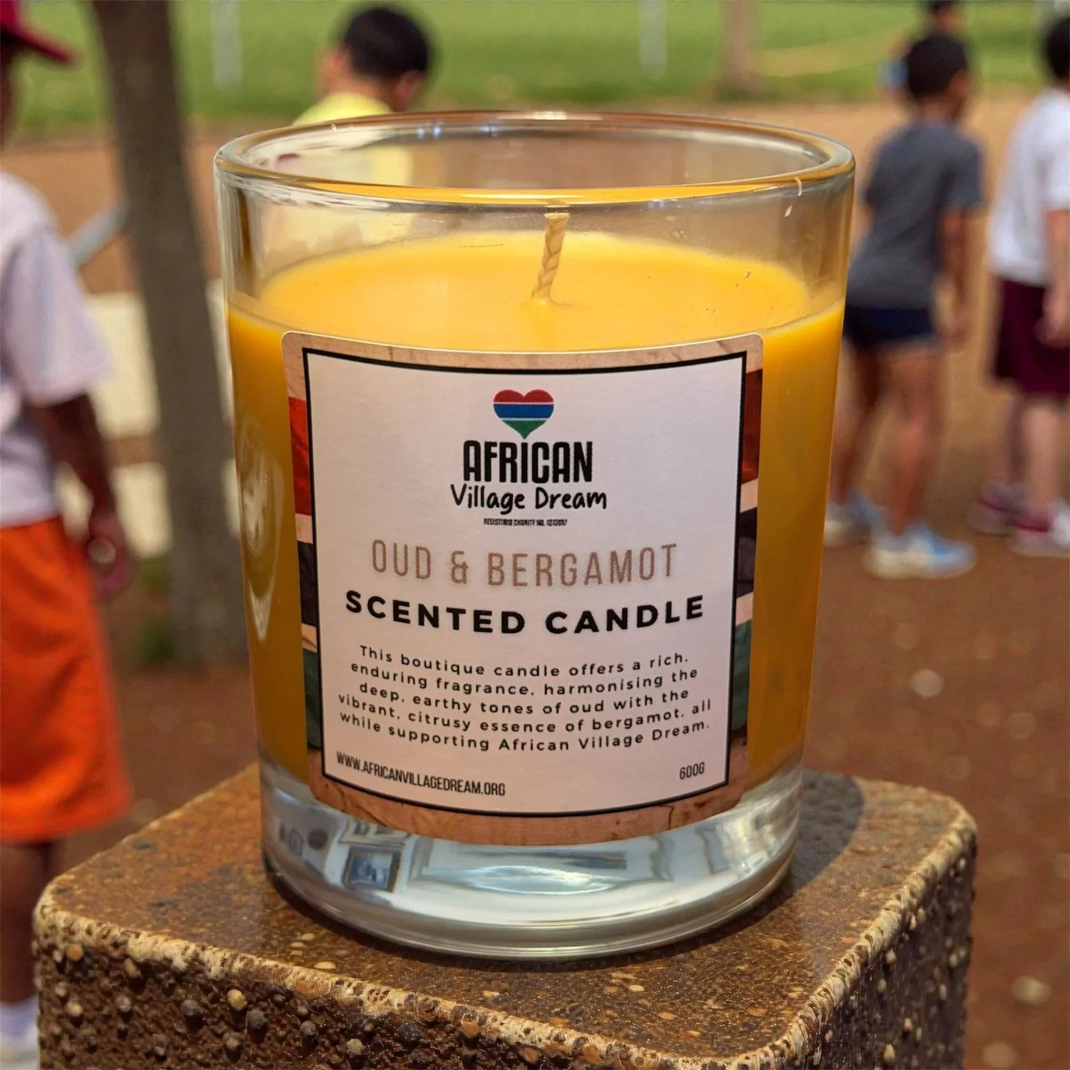 Oud & Bergamot African Village Dream Candle