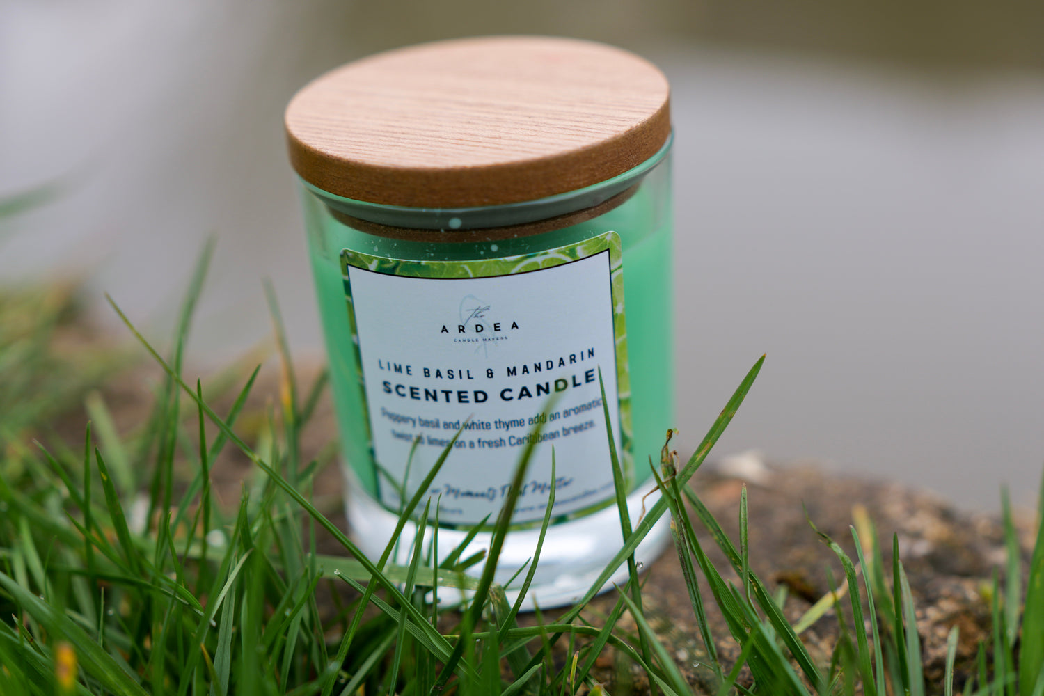 Lime Basil & Mandarin Luxury Citrus Candle