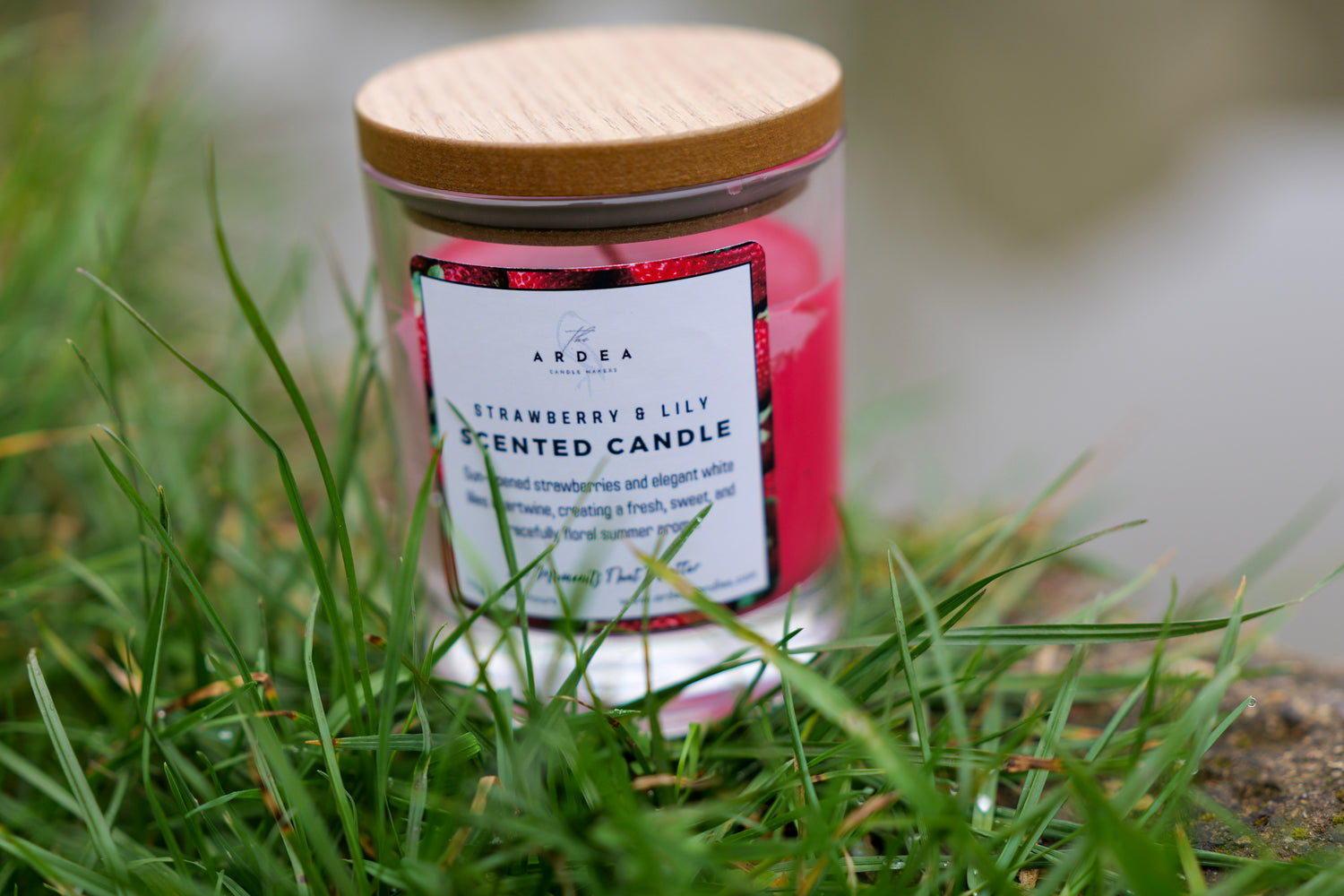 Strawberry & Lily Luxury Fruit & Floral Candle