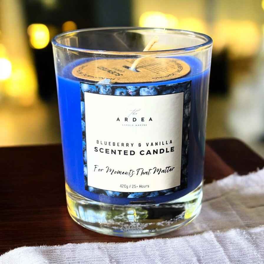 Oud & Bergamot Scented Candle