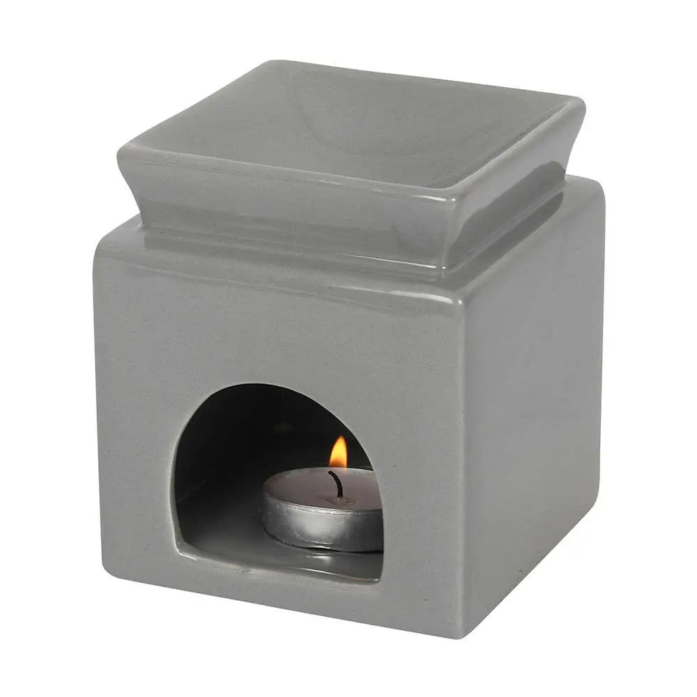 Grey Family Cut Out Oil Burner and Wax Warmer - The Ardea Candle Makers