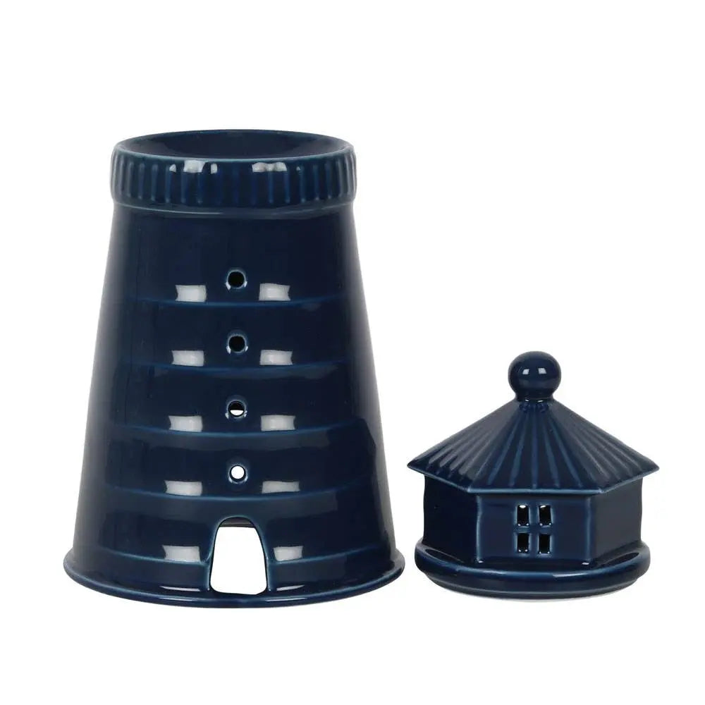Nautical Blue Lighthouse Oil Burner and Wax Warmer - The Ardea Candle Makers
