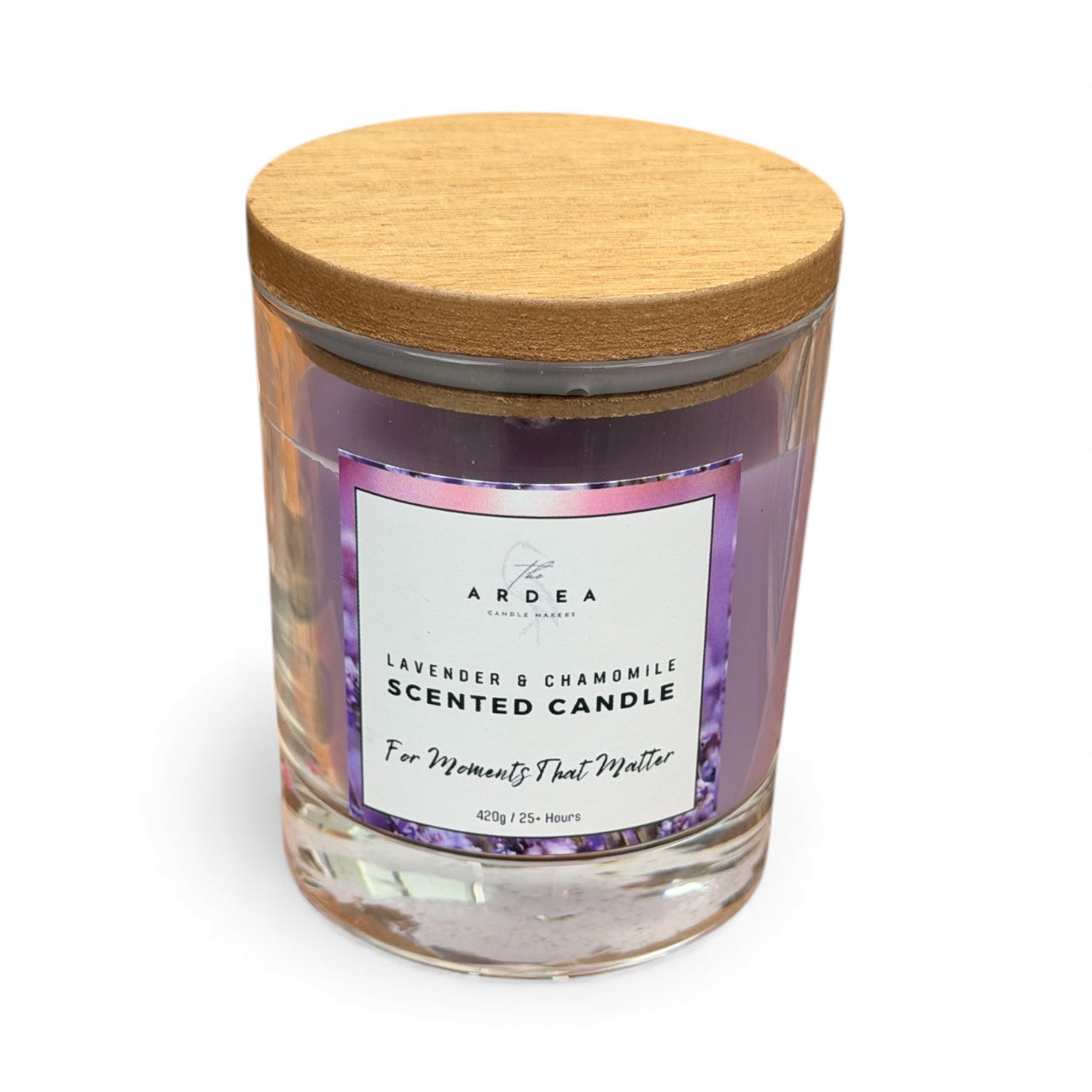 Lavender & Chamomile Scented Candle