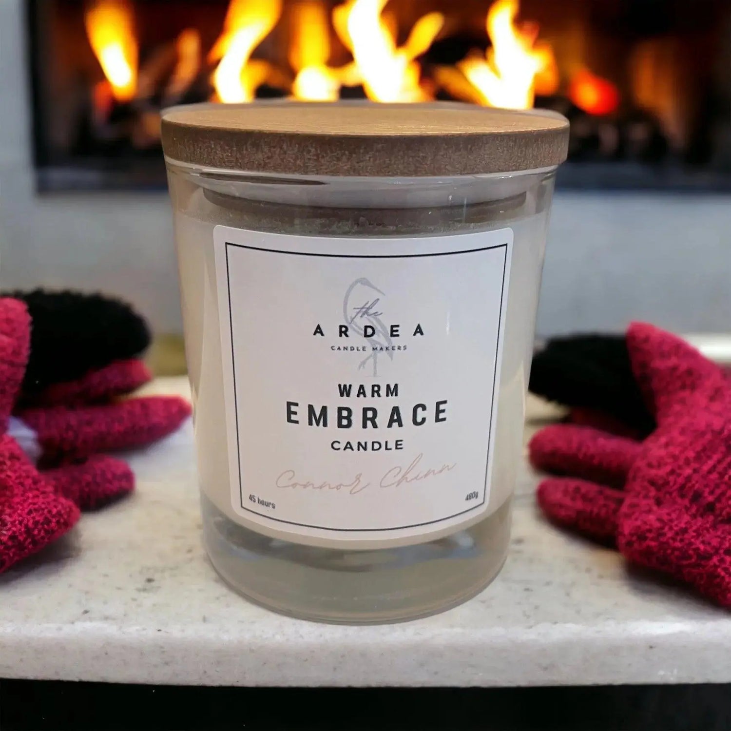 Warm Embrace Candle - 420g - The Ardea Candle Makers