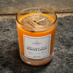 Amber & Sweet Orange Scented Candle - Candles - The Ardea Candle Makers