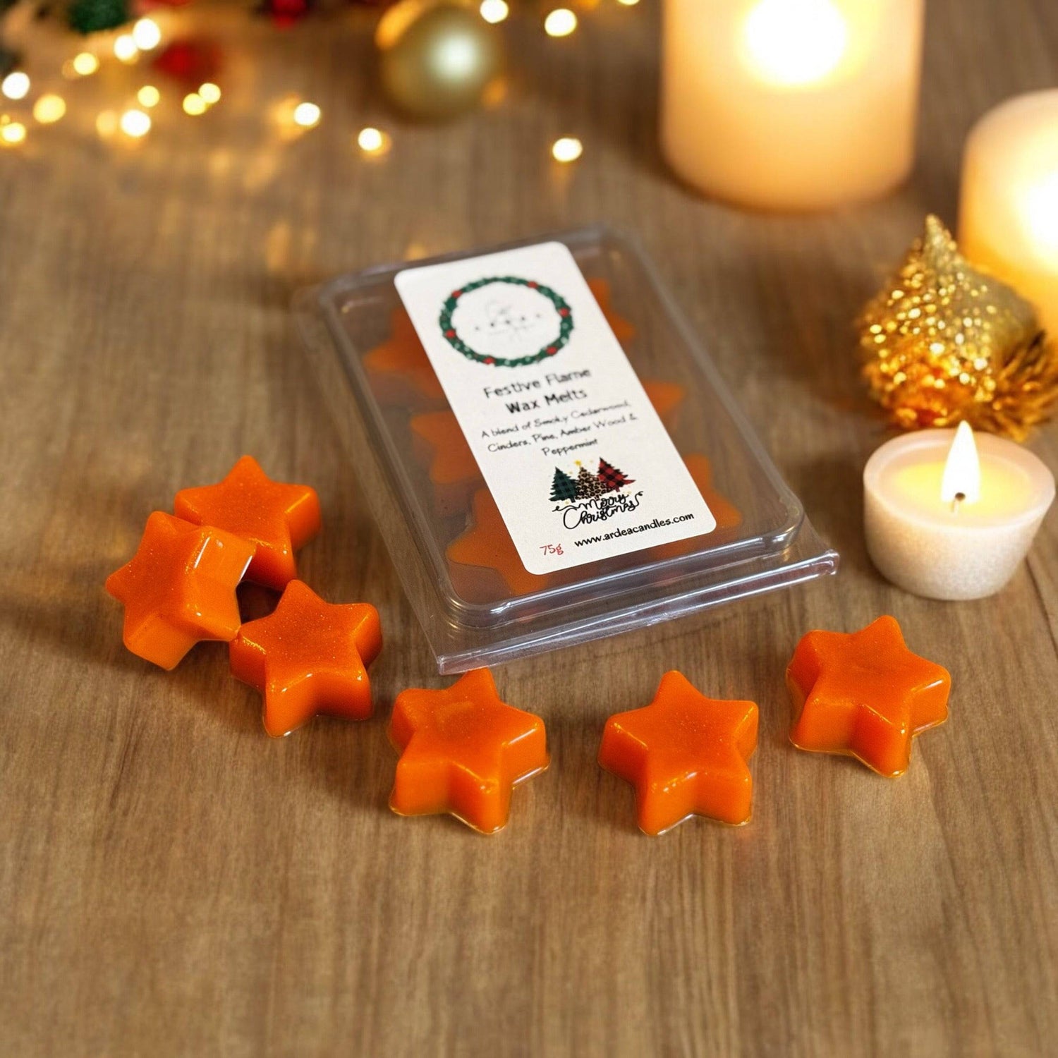 Festive Flame Wax Melts