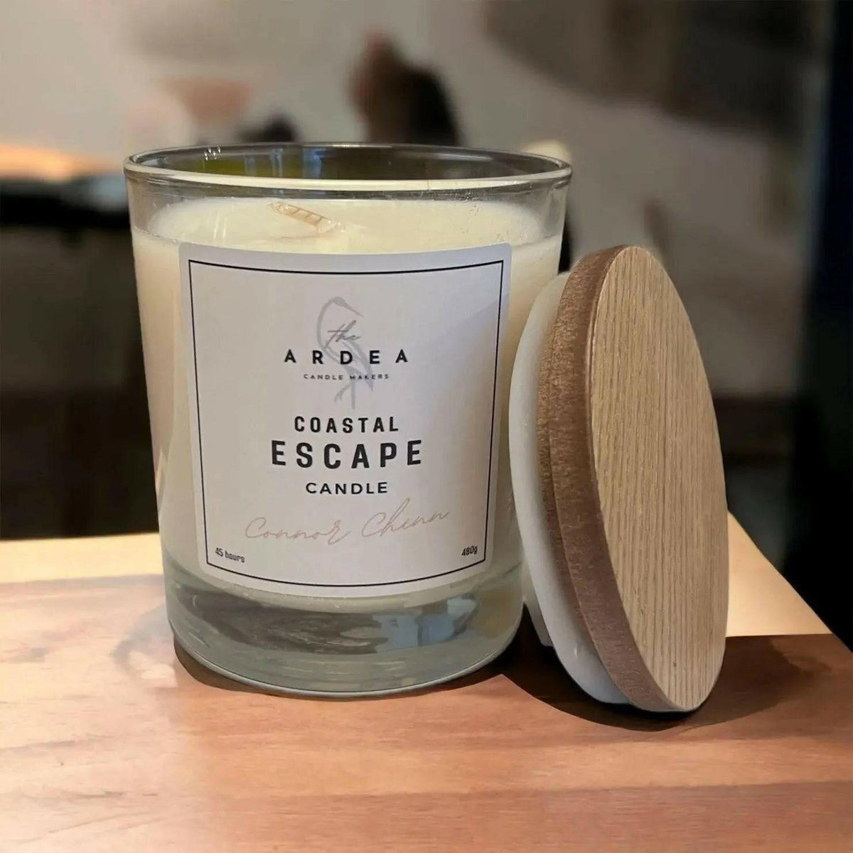 Connor Chinn Collection Coastal Escape Candle for a Refreshing Retreat - The Ardea Candle Makers