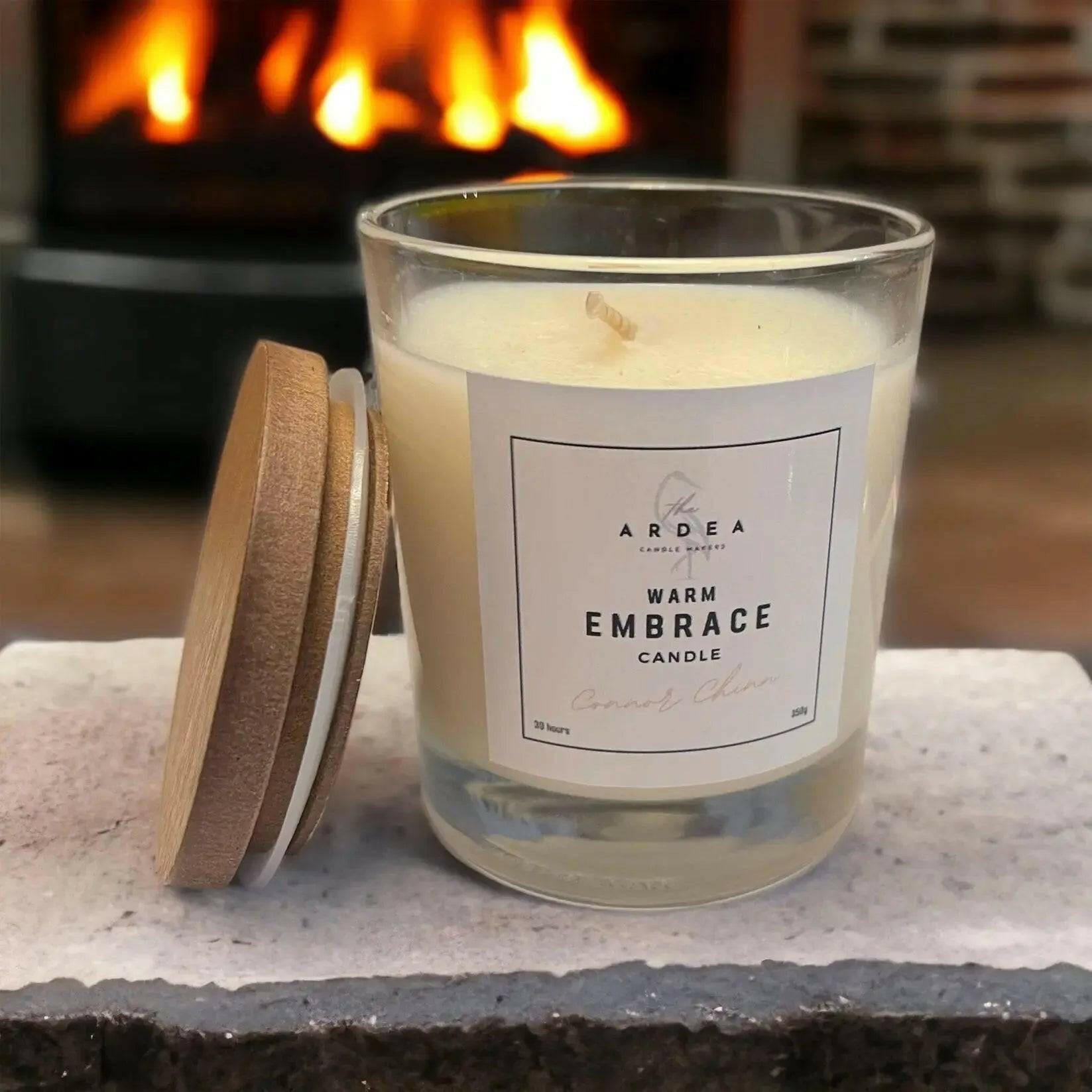 Experience Nature with Connor Chinn Warm Embrace Candle - The Ardea Candle Makers