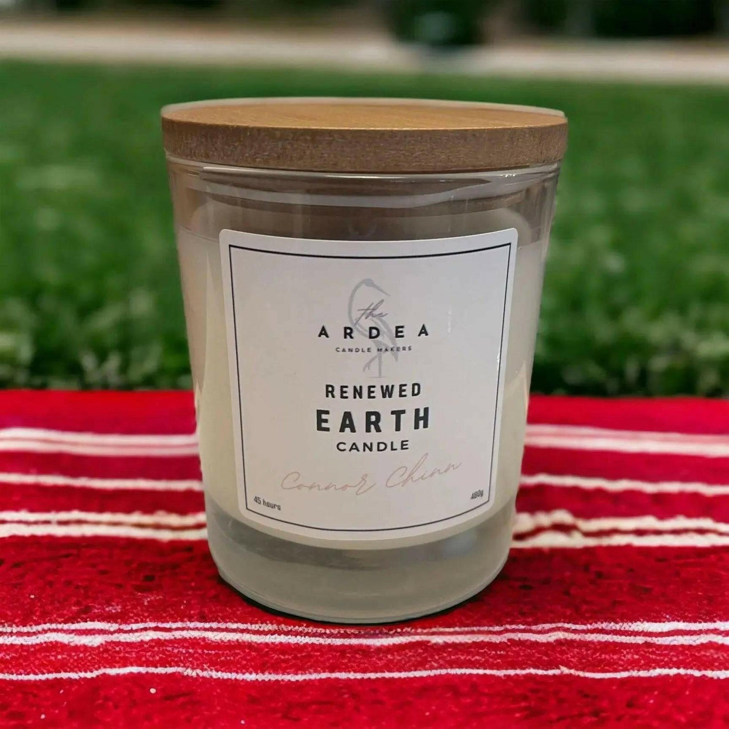 Experience Serenity with the Connor Chinn Renewed Earth Candle - The Ardea Candle Makers