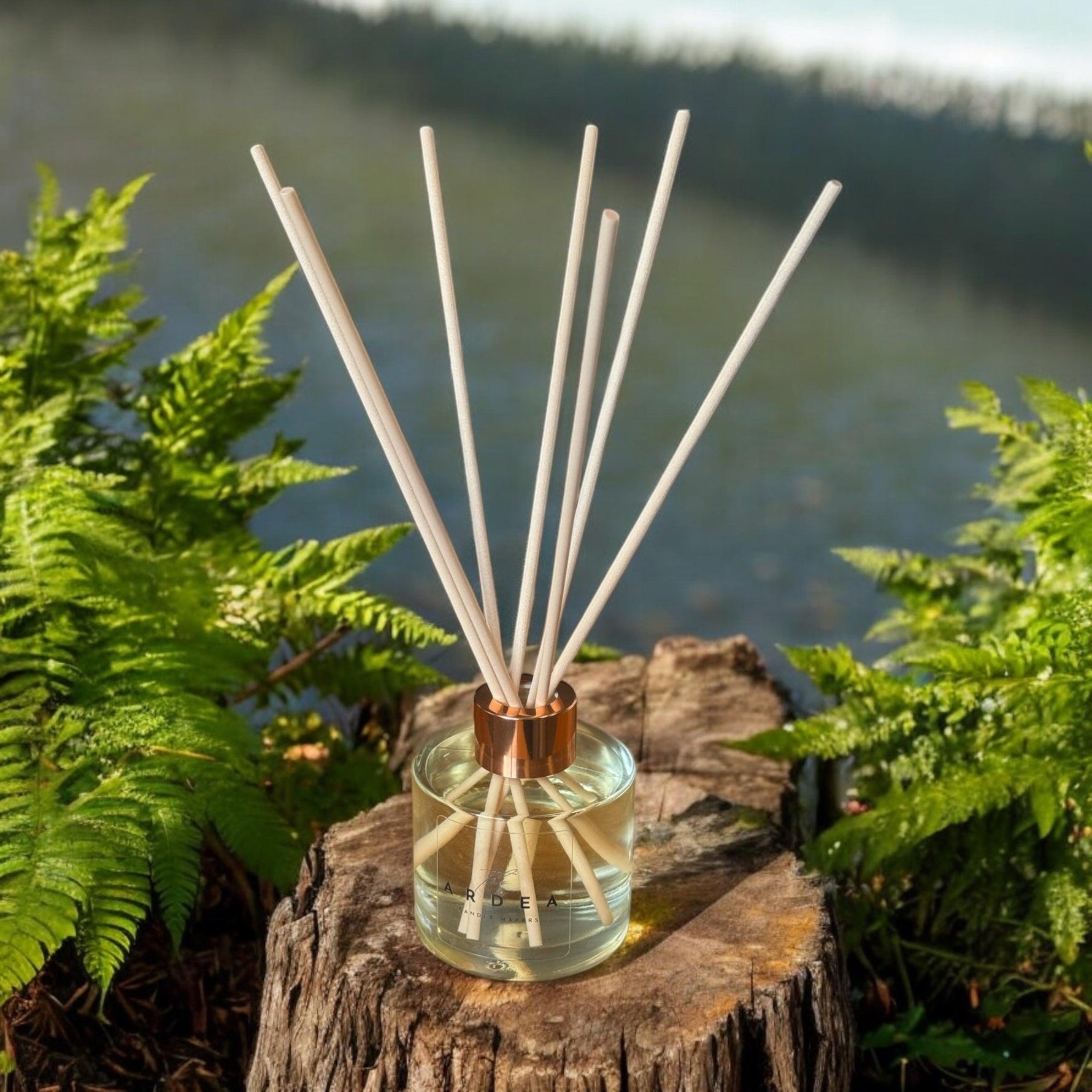 Experience Vibrant Scents with Lime Basil Mandarin 200ml Reed Diffuser - The Ardea Candle Makers