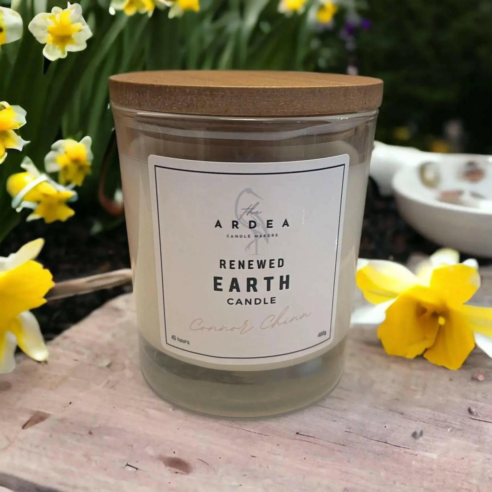 Revitalize Your Space with Connor Chinn's Renewed Earth Candle - The Ardea Candle Makers