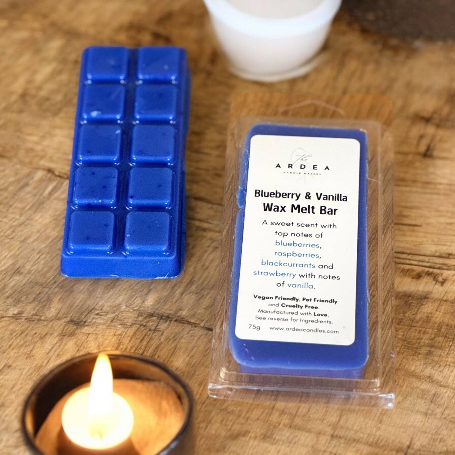 Blueberry & Vanilla Breakable Wax Melt Bar