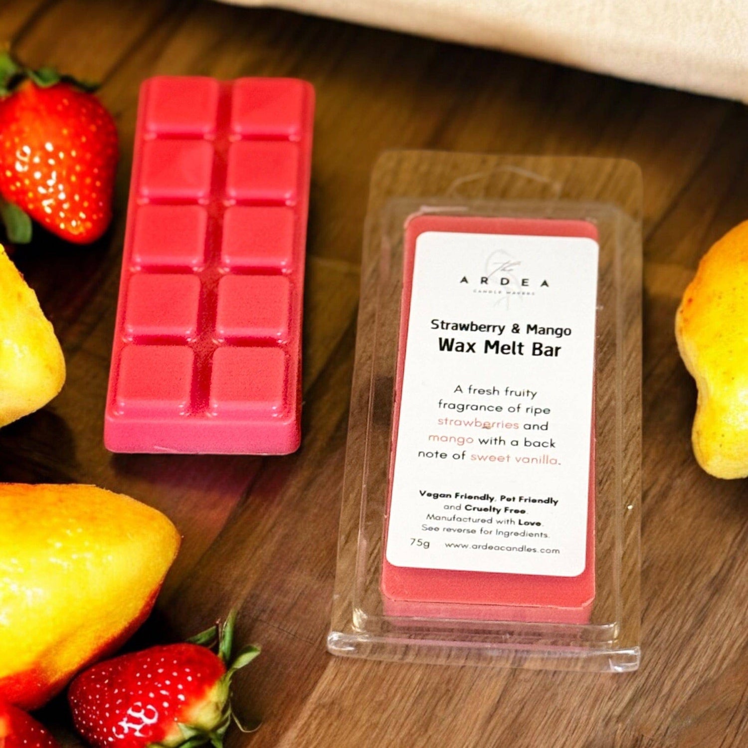 Strawberry & Mango Breakable Wax Melt Bar